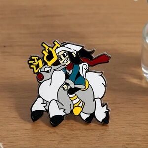 Pokémon Legends: Arceus “Riding Wyrdeer” Enamel Pin
